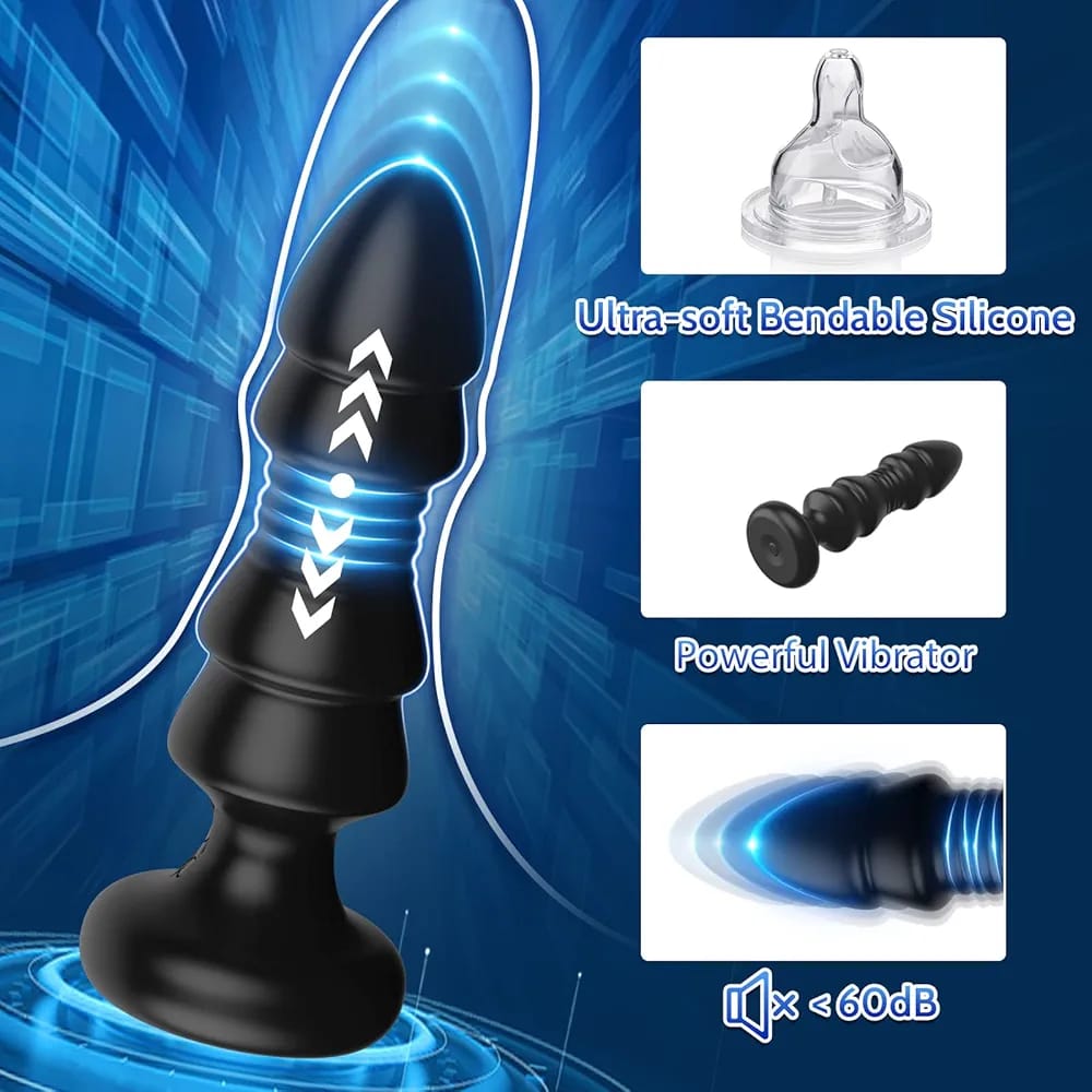 Pulse Wave Rechargeable Vibrating Plug